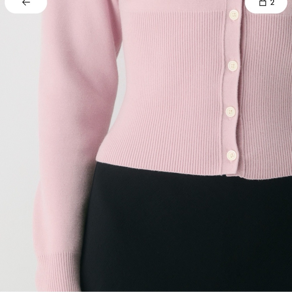 Aritzia Women’s Go Lightly Cardigan by Wilfred in Dusty Pink, Size Small - Picture 14 of 16
